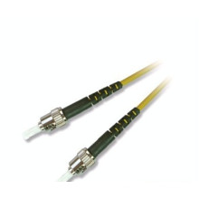 Duplex Mode ST UPC cabo de remendo de fibra óptica de PVC com 9/125 ST SM MM